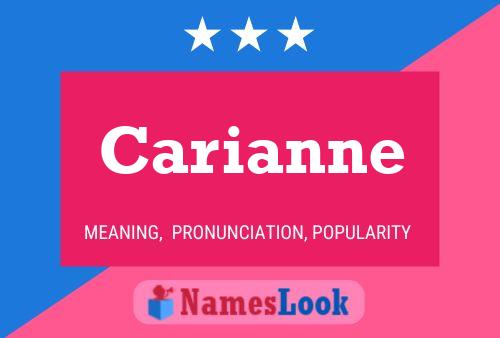 Carianne Name Poster