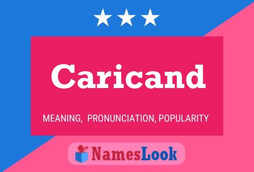 Caricand Name Poster