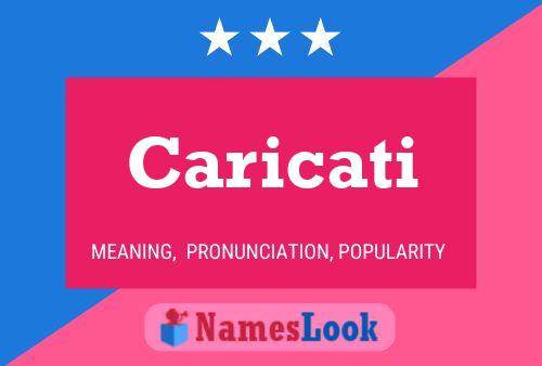 Caricati Name Poster