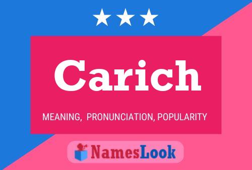 Carich Name Poster