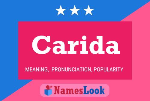 Carida Name Poster