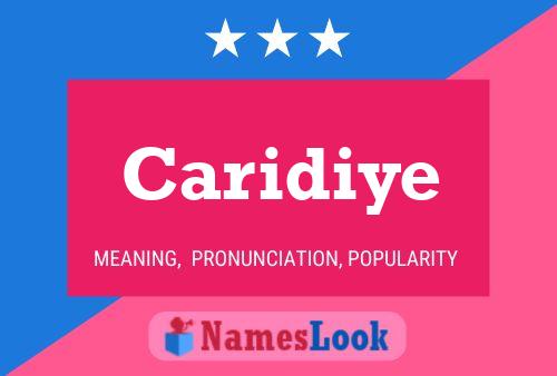 Caridiye Name Poster