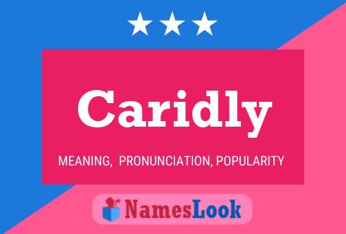 Caridly Name Poster