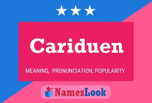 Cariduen Name Poster