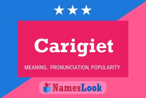 Carigiet Name Poster