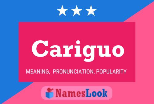 Cariguo Name Poster