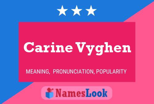 Carine Vyghen Name Poster