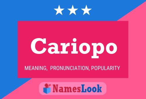 Cariopo Name Poster