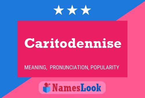 Caritodennise Name Poster