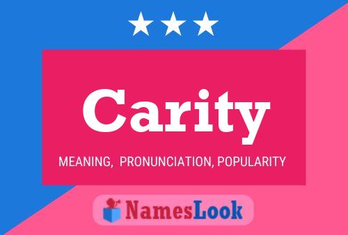 Carity Name Poster