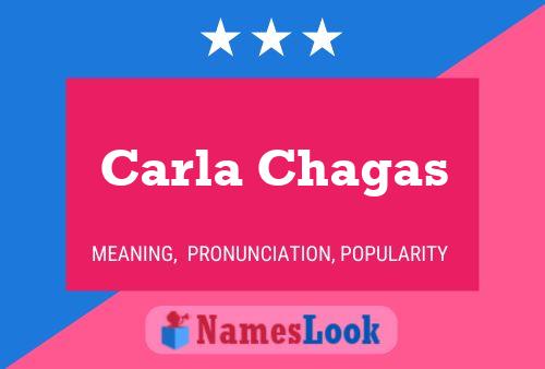 Carla Chagas Name Poster