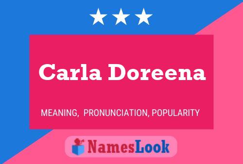 Carla Doreena Name Poster