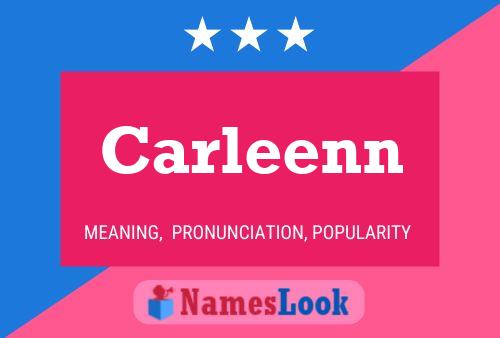 Carleenn Name Poster