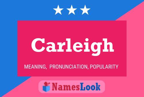 Carleigh Name Poster