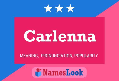 Carlenna Name Poster