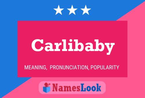 Carlibaby Name Poster