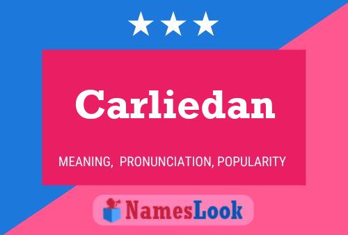 Carliedan Name Poster