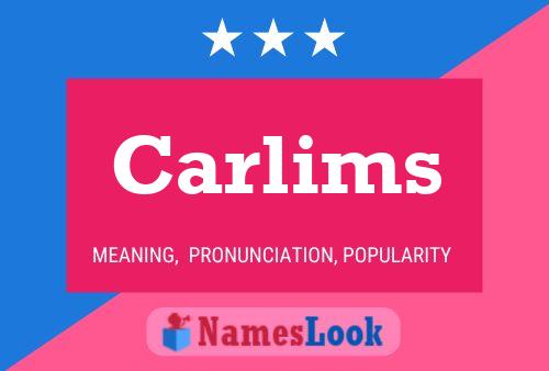 Carlims Name Poster