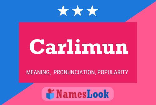 Carlimun Name Poster