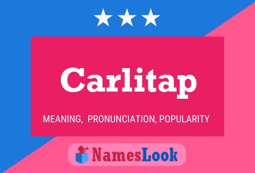 Carlitap Name Poster