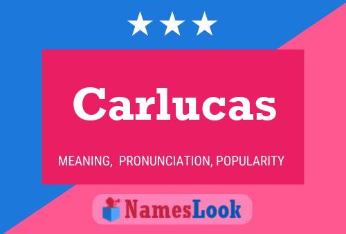 Carlucas Name Poster