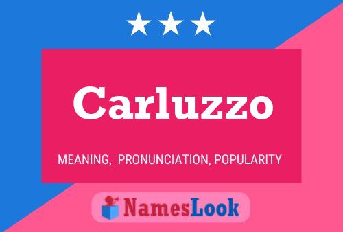 Carluzzo Name Poster