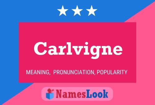 Carlvigne Name Poster