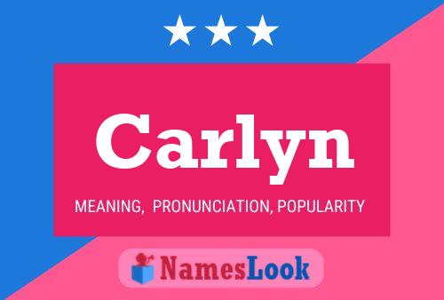 Carlyn Name Poster