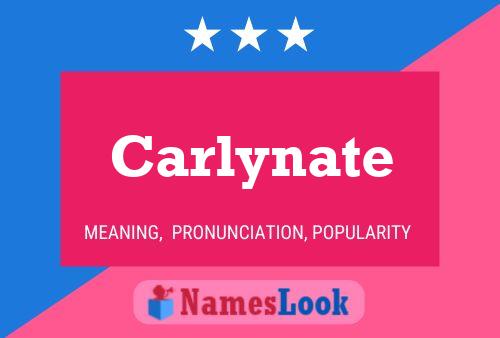 Carlynate Name Poster