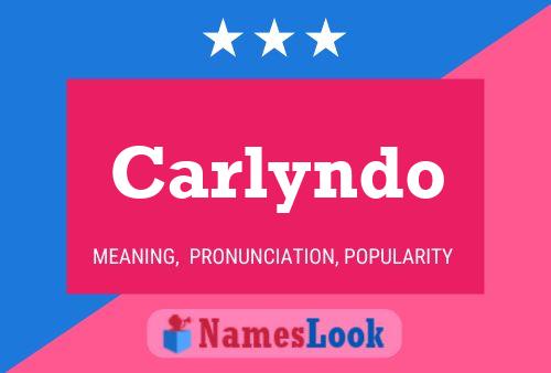 Carlyndo Name Poster