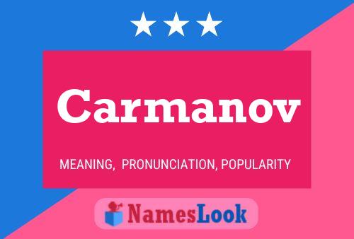 Carmanov Name Poster