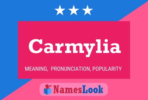 Carmylia Name Poster