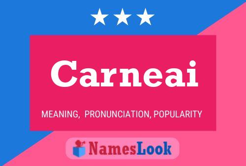 Carneai Name Poster