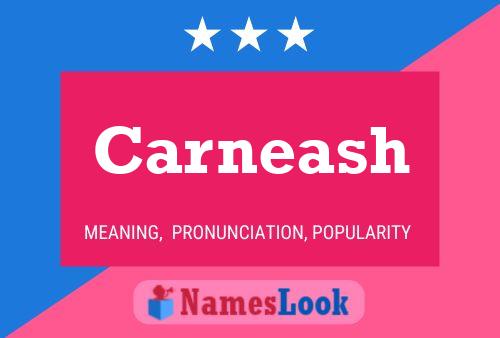 Carneash Name Poster