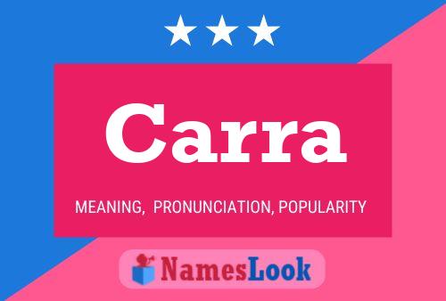 Carra Name Poster