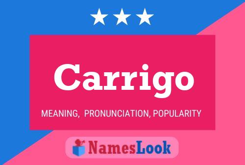 Carrigo Name Poster