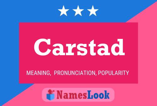 Carstad Name Poster