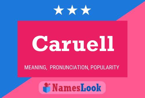 Caruell Name Poster