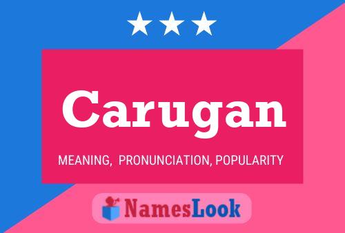 Carugan Name Poster