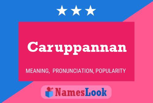 Caruppannan Name Poster