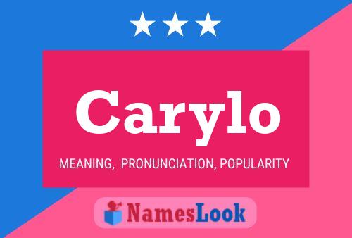 Carylo Name Poster