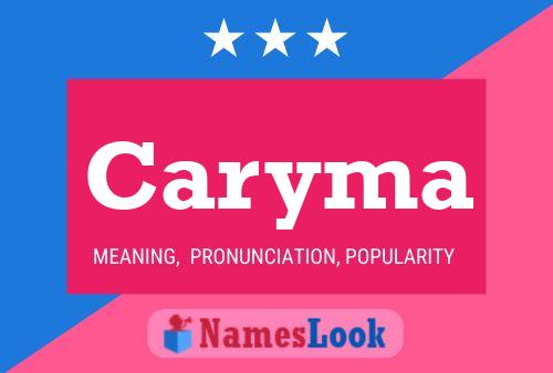 Caryma Name Poster