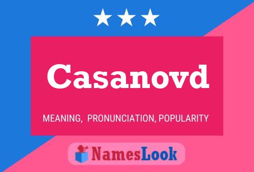 Casanovd Name Poster