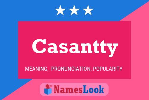 Casantty Name Poster