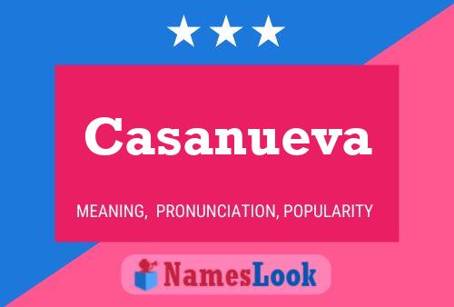 Casanueva Name Poster