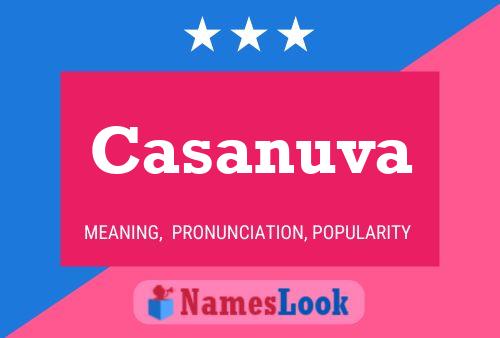 Casanuva Name Poster