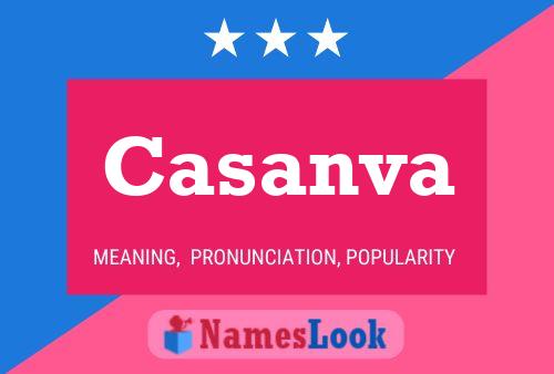 Casanva Name Poster