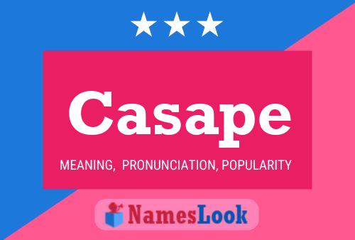 Casape Name Poster