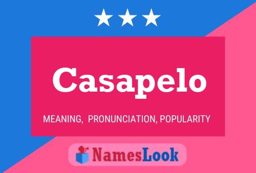 Casapelo Name Poster