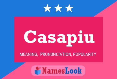 Casapiu Name Poster